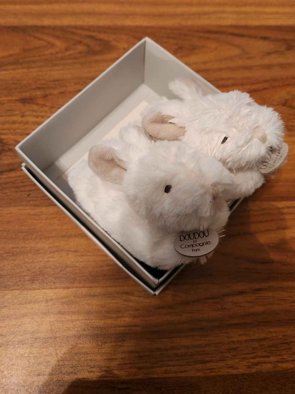 Doudou et Compagnie Mon Lapin Bonbon Baby Booties